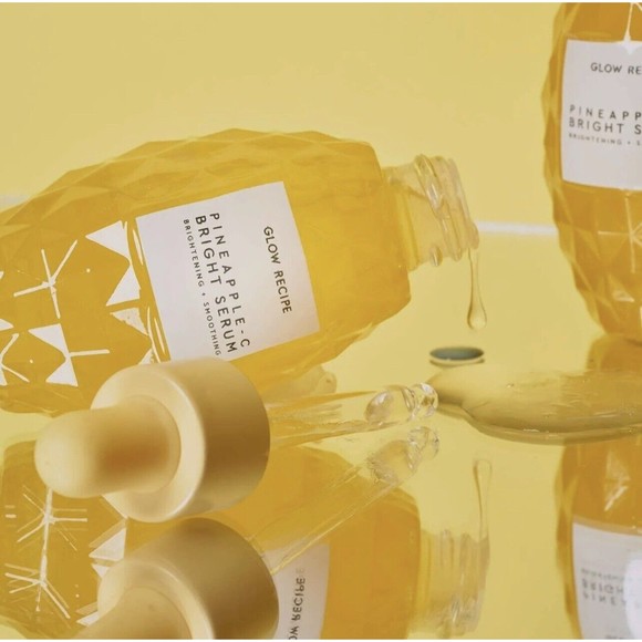 GLOW RECIPE Pineapple Bright C Serum Mini Travel Size Dark Spots Uneven SkinTone - Picture 9 of 12